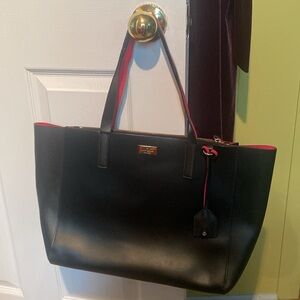 Kate Spade Black and Pink Tote Bag